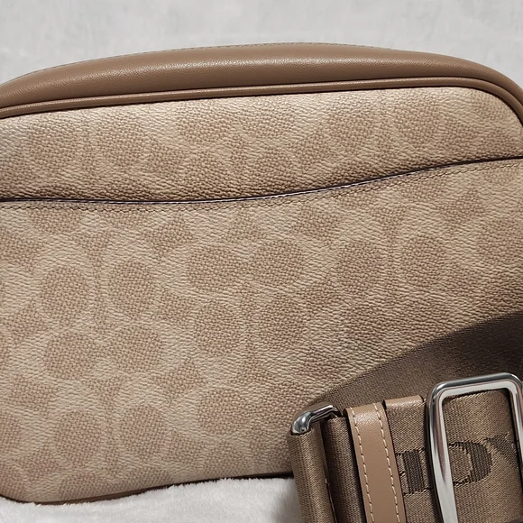 Coach Brown and Tan Jamie Crossbody Bag - Picture 2 of 5